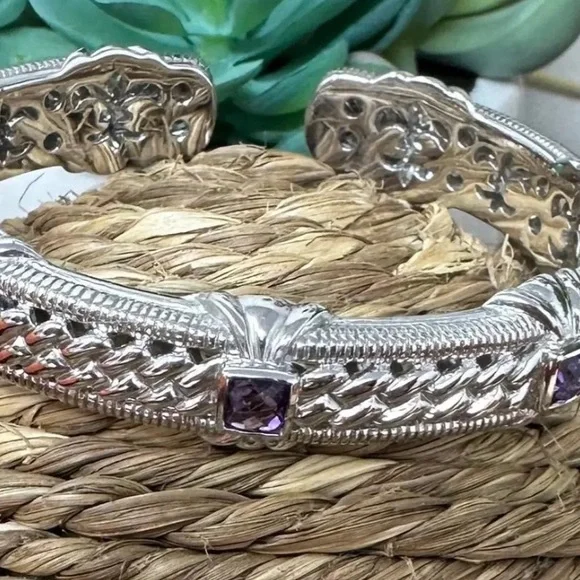 Judith Ripka 925 Silver Bracelet - Picture 9 of 15